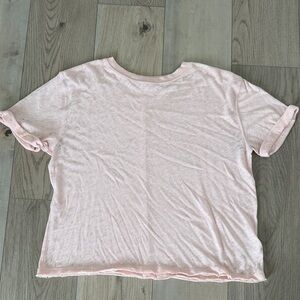 We The Free Soft Pink Short Sleeve Tee
